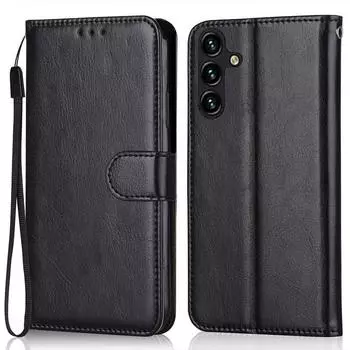 Роскошный кожаный чехол-книжка-бумажник в деловом стиле для Xiaomi 13T 14 Civi Redmi 13C 12C 10C 10A 9A 9C Note 13 12 12s 11 11S 10 10S 9 9S 8T 8 Pro Plus 5G 4G Redmi 8 / 8 Pro темно-синий