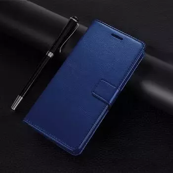 Роскошный кожаный чехол-книжка-книжка для Xiaomi Redmi Note 12 11 10 Pro 12S 11S 10S 13C 12C 11A 10C 10A Poco M3 M4 X3 NFC X4 X5 Pro 5G 4G For Xiaomi Poco M3 Pro чёрный