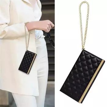 Роскошный кожаный чехол-кошелек для телефона iPhone 15 14 13 12 11 Pro XR X Xs Max 8 7 Plus, женские сумки на плечо, чехол For iPhone 15 розовый