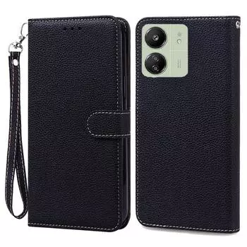 Роскошный кожаный чехол-кошелек для телефона Xiaomi Redmi Note 12 11 Pro 12S 11S 13C 11A Poco F5 C65 C55 M4 X4 X5 Pro 5G, мягкий силиконовый чехол с откидными отделениями для карт For Redmi Note 12 4G жёлтый