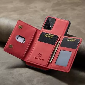 Роскошный кожаный чехол с защитой от царапин для Samsung Galaxy A53 5g A 53, сумка-кошелек с держателем для карт для Samsung A53 5g, чехлы for Galaxy A53 5G коричневый