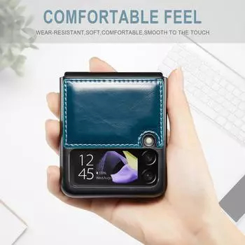 Роскошный кожаный чехол с защитой от пота и скольжения для Samsung Galaxy Z Flip4 Flip 4 Flip3 Flip 3 5g Zflip4, сумка для телефона с защитой от падения for Samsung z Flip 4 розовый