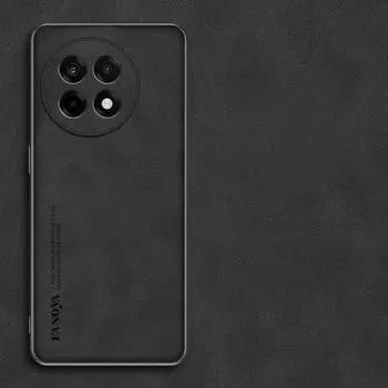 Роскошный кожаный чехол Skinsheep для Oneplus ACE 5 Pro ACE5 Матовый силиконовый чехол для Oneplus ACE 5pro ACE 3V 3 Pro 1+13R TPU противоударный бампер oneplus ACE 5 чёрный