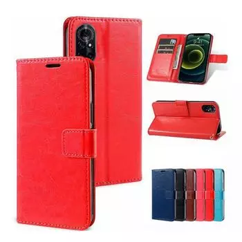 Роскошный кожаный флип-чехол для Huawei P30 P40 Nova 7i 11i 11 12 SE 12i 9 Honor X7C X8 X6 X7A X8A 10 20 90 200 Lite 9X 8A 8X X7B X9B защитный чехол-кошелек Huawei P Smart Pro чёрный