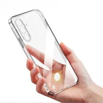 Роскошный кристально чистый силиконовый мягкий чехол для Samsung Galaxy S24 S23 S21 FE S22 Plus, ультратонкая задняя крышка, ультратонкий корпус S23 + S 24 S24 прозрачный