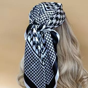 Роскошный квадратный платок с принтом, популярные шелковые шарфы, пляжные солнцезащитные платки, модные дорожные платки 90*90 см, банданы, шарф, кашне 90X90CM