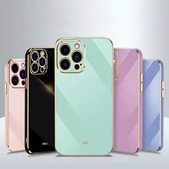 Роскошный квадратный силиконовый чехол для телефона для iPhone 15 14 13 12 11 Pro Max XR X XS Max 7 8 15 Plus противоударный однотонный мягкий чехол For iPhone 15 розовый