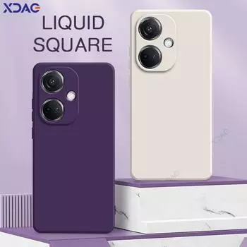Роскошный квадратный жидкий силиконовый чехол для телефона OnePlus Nord CE 3 5G 360 Мягкий защитный противоударный чехол для задней панели One Plus NordCE3 CE3 OnePlus Nord CE3