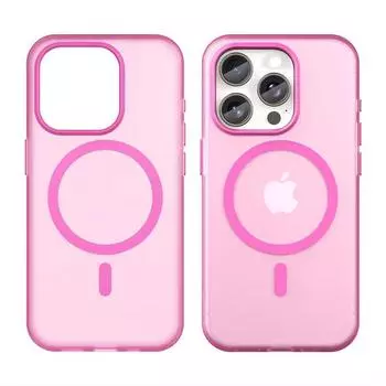 Роскошный магнитный беспроводной зарядный чехол Magsafe для iPhone 16 15 14 13 12 11 Pro Max Plus противоударный матовый чехол-бампер из ТПУ iPhone 16 Pro Max белый