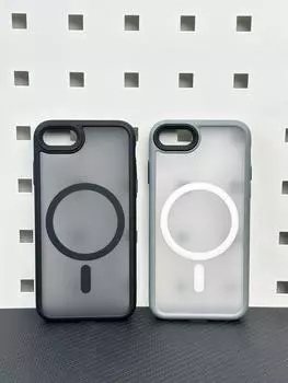 Роскошный магнитный чехол для беспроводной зарядки Magsafe для iPhone SE3 SE2 7 8 Plus, противоударный чехол из ТПУ iPhoneSE3