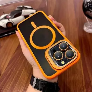 Роскошный магнитный чехол для Magsafe с беспроводной зарядкой для iPhone 15 12 13 14 Pro Max plus, защитное стекло для камеры, прозрачный чехол For iphone 15
