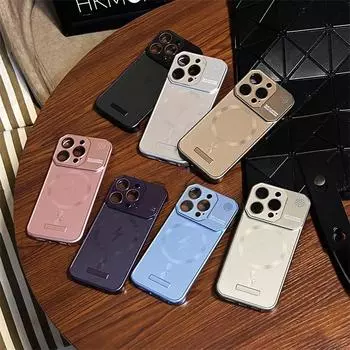 Роскошный магнитный чехол Magsafe с функцией беспроводной зарядки для iPhone 16, 15 Plus, 14, 13, 12 Pro Max, 11-отверстие для камеры, защищает нижнюю часть корпуса телефона без рамки iPhone 16 Pro Max серебряный серый