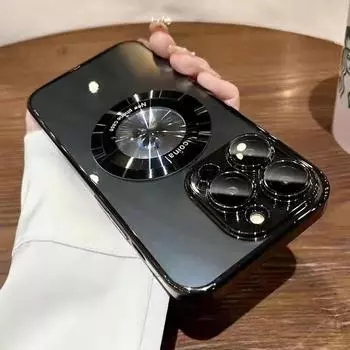 Роскошный магнитный чехол с беспроводной зарядкой для iPhone 15 14 13 12 11 Pro Max Plus Magsafe, чехлы для телефонов, мягкие чехлы, аксессуары For iPhone 11