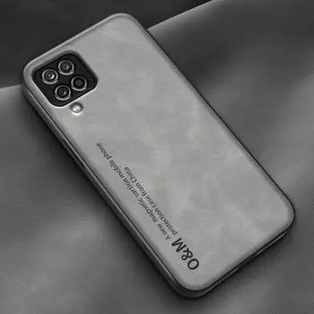 Роскошный магнитный кожаный чехол для Samsung Galaxy A12 A22 M12 M22 M32 4G, силиконовый защитный чехол для автомобиля, чехол для телефона For Samsung A12 красный
