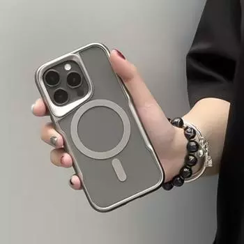 Роскошный матовый бампер для iPhone 15 14 Plus 13 12 11 Pro Max для Magsafe с беспроводной зарядкой, магнитный прозрачный мягкий чехол For iphone 11Pro max