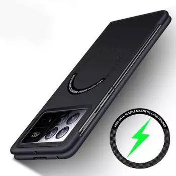 Роскошный матовый безрамный чехол из ПК Magsafe для Xiaomi Mix Fold 4 3 с магнитной беспроводной зарядкой, ударопрочный, однотонный, на ощупь, жесткий, ударопрочный защитный чехол For Mix Fold 3 белый