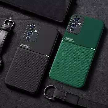 Роскошный матовый кожаный чехол для телефона Oneplus 7 8 9 10 T Pro One Plus 1 + 9 Pro 9RT 10T 8T 7T, противоударный мягкий силиконовый чехол Oneplus 10T чёрный