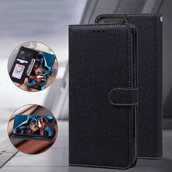 Роскошный матовый кожаный флип-чехол-бумажник для телефона Xiaomi Redmi Note 12 11 Pro 12S 11S 13C 11A Poco C65 C55 M5S M4 X4 X5 Pro 5G 4G, чехол-подставка для книги For Redmi Note 12 4G жёлтый