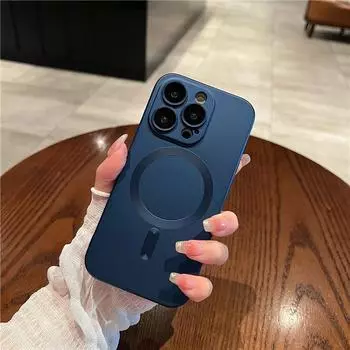 Роскошный матовый мягкий силиконовый магнитный чехол Magsafe для телефона iPhone 11 12 13 14 15 Pro Max, защитный бампер на 15 Plus, чехол For iPhone 11 Pro
