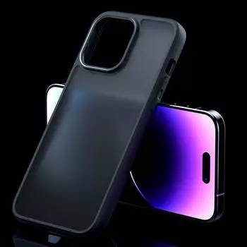 Роскошный матовый прозрачный чехол для iPhone 15 14 Pro Max 13 12 11 Samsung S23 FE S22 Ultra A54 A34 A24 Z Flip5 Fold5 4 Google Pixel 8 противоударный чехол для ПК из ТПУ iPhone 15 Pro чёрный