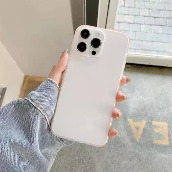 Роскошный матовый ультратонкий противоударный чехол в полоску для iPhone 15 14 13 Pro Max 15Plus 15Promax, полупрозрачный бронированный жесткий тонкий чехол For iPhone 13 Pro