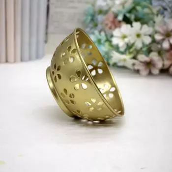 Роскошный металлический чайный светильник, уникальный золотой подсвечник в форме ретро-бабочки, декоративный подсвечник Style 2