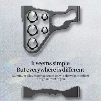 Роскошный металлический нестандартный чехол-бампер из титанового сплава для телефона Samsung Galaxy S25 S24 S23 Ultra Plus, угловые накладки, защитная пленка для объектива For Samsung S24 Ultra чёрный