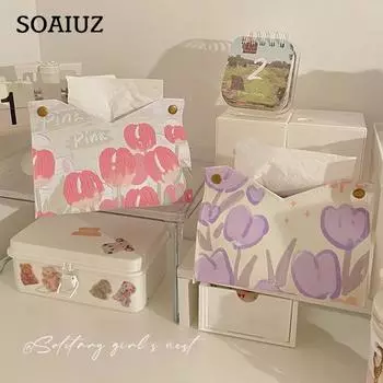 Роскошный многофункциональный прочный настольный диспенсер для салфеток, коробка для хранения домашних принадлежностей, коробка для салфеток розовый