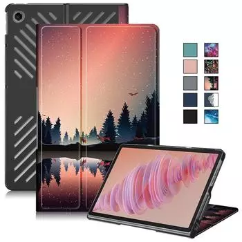 Роскошный модный чехол-книжка из кожи для Lenovo Tab Plus 11,5 дюймов 2024, чехол-подставка-держатель, защитный чехол Lenovo Tab Plus 2024