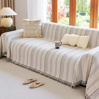 Роскошный мягкий шенилловый диван-полотенце, устойчивый к царапинам, защитный чехол для мебели, универсальный чехол для дивана на 1/2/3/4 места для гостиной 180x130cm 1pcs