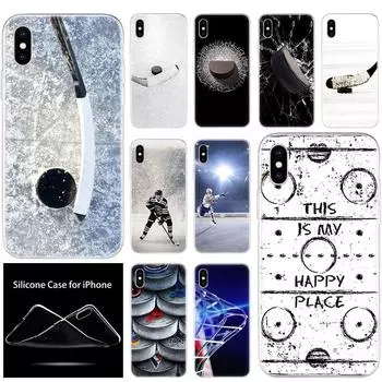 Роскошный мягкий силиконовый чехол для телефона «Хоккейный каток» для Apple iPhone 11 Pro XS Max X XR 6 6S 7 8 Plus 5 5S SE модный чехол iPhone 5 5S SE