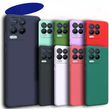 Роскошный мягкий силиконовый чехол из жидкого силикона для Realme GT NEO NEO2 NEO2T GT2 Pro 5G 6 Pro 7 8 8i 9 Pro Plus 9i 5G резиновый противоударный чехол для телефона Realme 9i чёрный