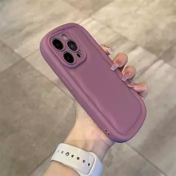 Роскошный мягкий силиконовый чехол из жидкого силикона для iPhone 11, 12, 13, 14, 15 Pro Max, противоударный чехол-бампер, задняя крышка For iPhone 12Pro