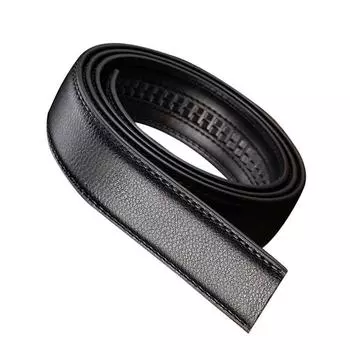 Роскошный мужской поясной ремень с кожаной лентой