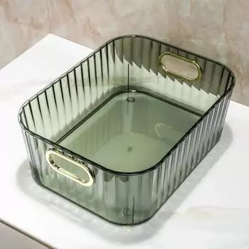 Роскошный настольный ящик для хранения косметики для домашних животных, акриловый органайзер для косметики, средства по уходу за кожей, разное, чайный столик, корзина для хранения закусок