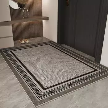 Роскошный нескользящий коврик для входной двери для дома, элитной виллы, грязеотталкивающий ковер 50x80cm - Upgraded Silicone Triple Protection