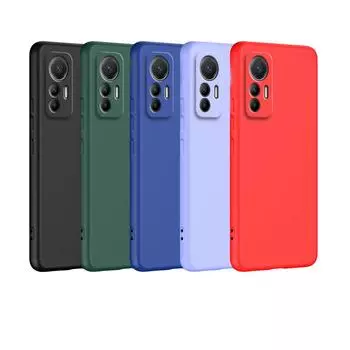 Роскошный новый цветной силиконовый чехол для телефона Xiaomi Mi 12 12S 12X 12T 13 13T 14 Pro Mi12 Lite NE Mi 13Pro Mi13 Lite 5G чехлы Xiaomi 12 5G чёрный