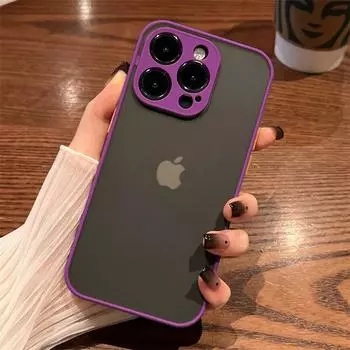 Роскошный новый матовый прозрачный чехол для телефона для IPhone 13 12 11 Pro Max квадратный противоударный бампер, защитные чехлы For iPhone 12