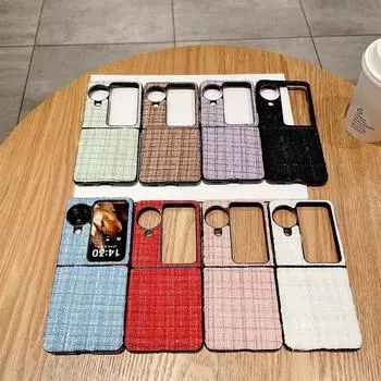 Роскошный однотонный чехол для предотвращения падения с небольшим ароматом для OPPO Find N2 FLIP Find n3 Find N3 Flip, противоударный чехол for Find N2 FLIP чёрный