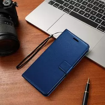 Роскошный однотонный кожаный флип-чехол для Samsung Galaxy S24 S23 Ultra Plus A05S A15 A25 A34 A54 A04S A14 A24 A34 A23 A33 A53 A73 5G 4G чехол-кошелек For Samsung Galaxy M13 4G чёрный