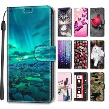 Роскошный окрашенный кожаный чехол для Nokia G60/G21/G11/G20/G10/C12/C22/C32/G42 Защитный чехол-книжка для Nokia 6.3/Nokia C01 Plus/Nokia G310 Nokia C12 Pro