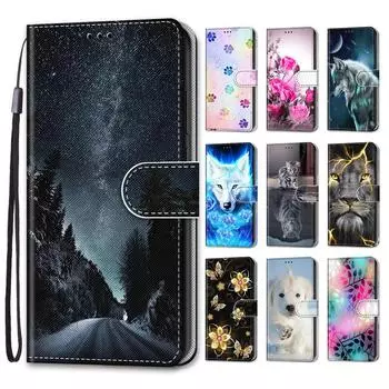 Роскошный окрашенный кожаный чехол-книжка, защитный чехол для Realme GT Neo3/Realme 9 Pro Plus/Oppo Find X5 Pro/Oppo A57 A77 A36 A11X A58 A8X Oppo A1X 5G