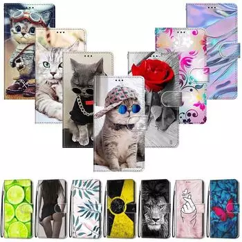 Роскошный окрашенный кожаный чехол-книжка, защитный чехол для Honor 90/Honor X6B X7B X50 X8A X9A X6A X7A X9B/Magic6 Lite/Honor 200 Lite/Magic4 Honor 9X/Honor 9X Pro