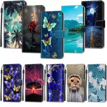 Роскошный окрашенный кожаный чехол-книжка, защитный чехол для Alcatel 1S/Alcatel 3L (2020) Alcatel 3L 2020