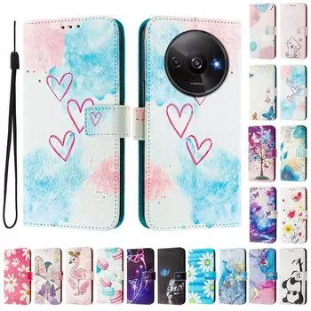 Роскошный окрашенный кожаный чехол-кошелек из искусственной кожи в стиле книги для Xiaomi 5X 6X 11, Redmi 6 7 8 9 10 12, Redmi Note 9 10 11 12... Xiaomi Mi A1 (Mi 5X) разноцветный