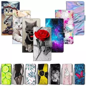 Роскошный окрашенный кожаный чехол-кошелек в стиле книги, защитный чехол для LG Velvet LG Velvet