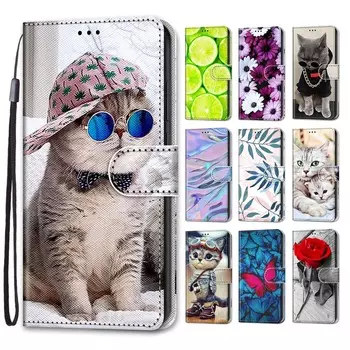 Роскошный окрашенный кожаный чехол-кошелек в стиле книги, защитный чехол для Redmi Note14/Note13/Note12/Note11/Note10/Redmi Note 12S 11R 12R 8T 9S Redmi Note 11E