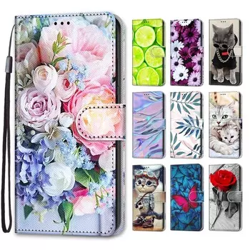 Роскошный окрашенный кожаный чехол-кошелек в стиле книги, защитный чехол для Redmi 13 13C/Redmi A3/Redmi K60 Ultra/Redmi 12C 11A 10C 40S 9A 9C 6A 7A 8A/Redmi6 Redmi 13 4G/5G
