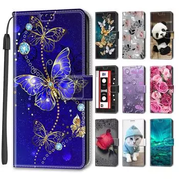 Роскошный окрашенный кожаный чехол-кошелек в стиле книги, защитный чехол для Asus ZenFone 9/Asus ZenFone 8 ZS590KS 5G Asus Zenfone 8 ZS590KS 5G