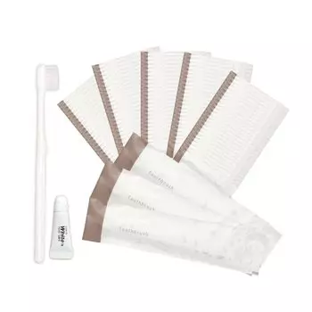 Роскошный отель коммерческий 250 штук по отдельности Щетка 166 мм Зубная паста 3 г Набор для оптовой закупки [Для отелей] Зубные щетки, удобства, использование, одноразовые,